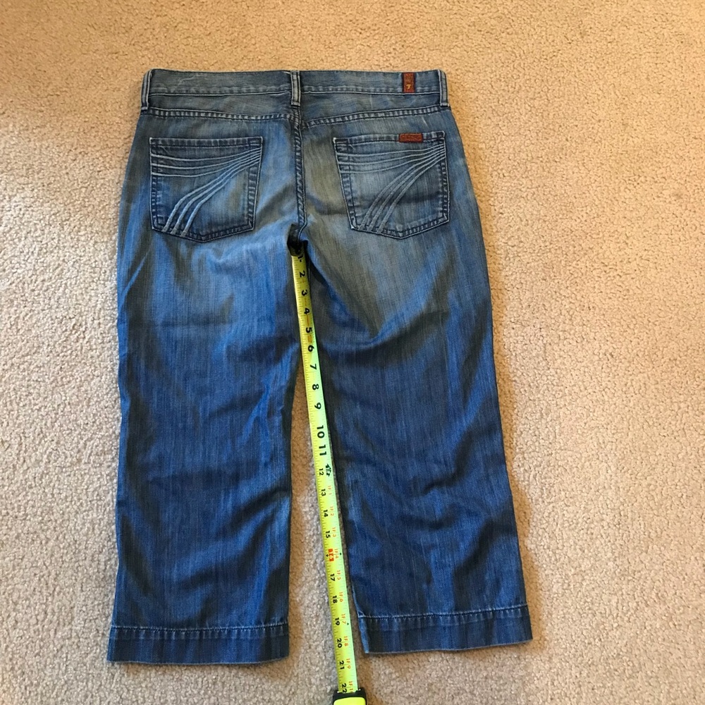 7 for all Mankind crop jeans